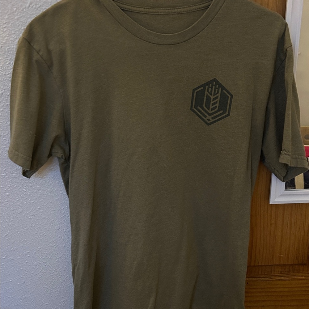 Olive Green Graphic T-Shirt